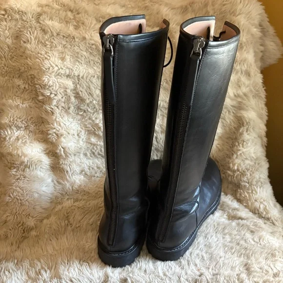 LEGRES Style 11 Laceup Leather Knee Boots - Picture 7 of 10